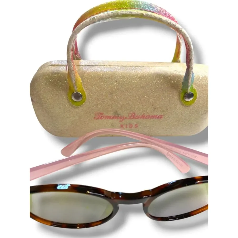 Girls Youth Tommy Bahama Sunglasses Mirrored SR1222 18 03 with Case